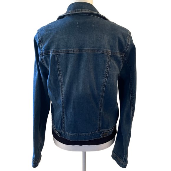 Refuge Medium/Dark Wash Jean Jacket  Size Medium - Picture 8 of 11